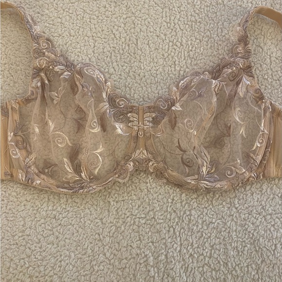 SOMA • Sensuous Bra • Underwire • Lace • Unlined Bra • Cream • Size 38F • NWOT - Picture 4 of 13
